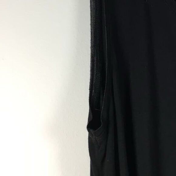 Z Supply Black Minimalist Closet Staple Clean Girl Casual Stretchy Maxi Dress M - Picture 4 of 9